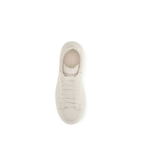 White Calf Leather Bos Taurus Chunky Sneakers