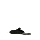Black Calf Leather Bos Taurus Mules