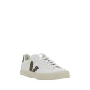 White Calf Leather Bos Taurus Low Top Sneakers