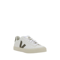 White Calf Leather Bos Taurus Low Top Sneakers