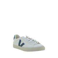 White Calf Leather Bos Taurus Sneakers