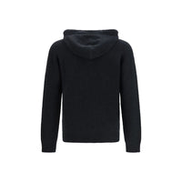 Black Wool Oves Aries Hoodie