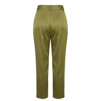Green Viscose Women Pants