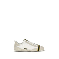 Gray Fabric Athletic Sneakers