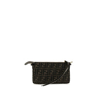 Brown Polyester Shoulder Bag