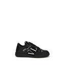 Black Calf Leather Bos Taurus Athletic Sneakers