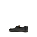 Black Deer Slip-On Loafers
