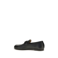 Black Deer Slip-On Loafers