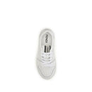 White Calf Leather Bos Taurus Athletic Sneakers