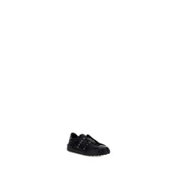 Black Calf Leather Bos Taurus Athletic Sneakers