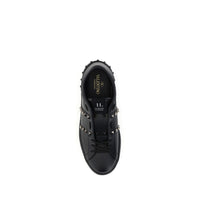 Black Calf Leather Bos Taurus Athletic Sneakers