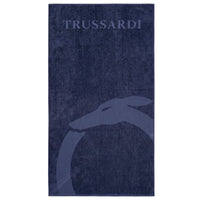 Blue Cotton Men's Beach Towel