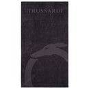 Black Cotton Men Beach Towel
