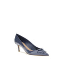 Blue Calf Leather Bos Taurus High Heel Pumps