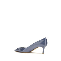 Blue Calf Leather Bos Taurus High Heel Pumps