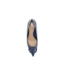 Blue Calf Leather Bos Taurus High Heel Pumps