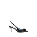 Black Calf Leather Bos Taurus High Heel Pumps