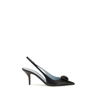 Black Calf Leather Bos Taurus High Heel Pumps