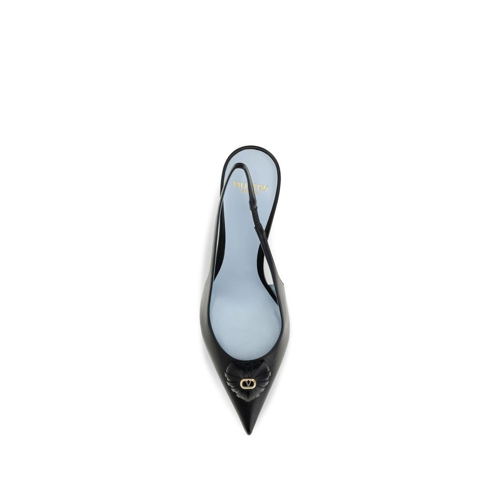 Black Calf Leather Bos Taurus High Heel Pumps