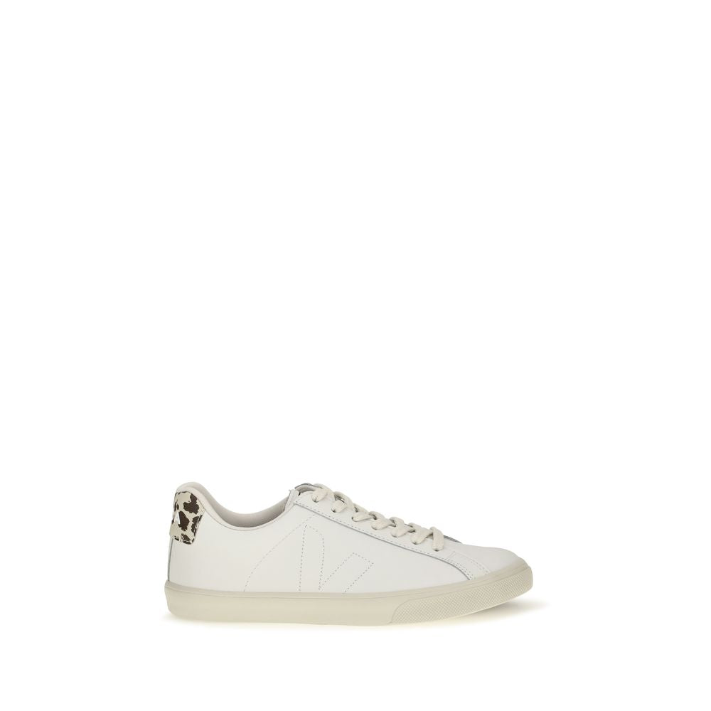 White Calf Leather Bos Taurus Low Top Sneakers