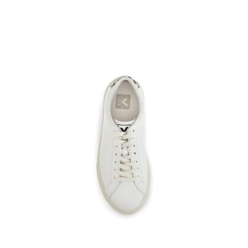 White Calf Leather Bos Taurus Low Top Sneakers