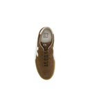 Brown Recycled Polyester Low Top Sneakers