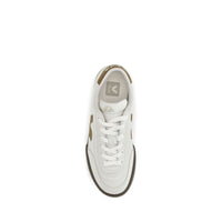 White Calf Leather Bos Taurus Low Top Sneakers