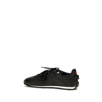 Black Calf Leather Bos Taurus Athletic Sneakers