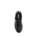 Black Calf Leather Bos Taurus Athletic Sneakers