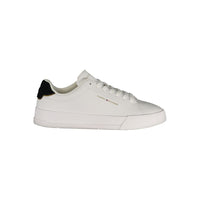 White Polyurethane Men's Sneaker