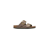 Gray Synthetic Flat Sandals