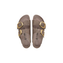 Gray Synthetic Flat Sandals