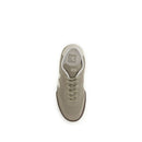 Bicolor Suede Leather Low Top Sneakers