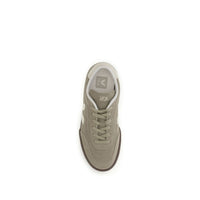 Bicolor Suede Leather Low Top Sneakers