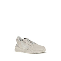 White Calf Leather Bos Taurus Athletic Sneakers