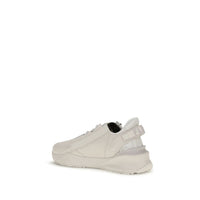 White Calf Leather Bos Taurus Athletic Sneakers