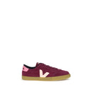 Purple Suede Leather Sneakers