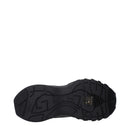 Black Fabric Chunky Sneakers