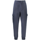 Blue Cotton Men's Trouser