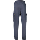 Blue Cotton Men's Trouser