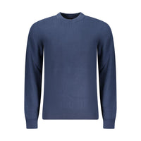 Blue Cotton Men's Sweater