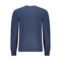 Blue Cotton Men's Sweater