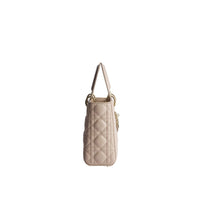 Beige Lamb Leather Handbag