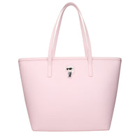 Pink Polyethylene Shoulder Bag