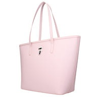 Pink Polyethylene Shoulder Bag