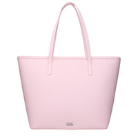 Pink Polyethylene Shoulder Bag