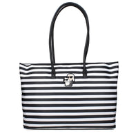 Black Fabric Shoulder Bag