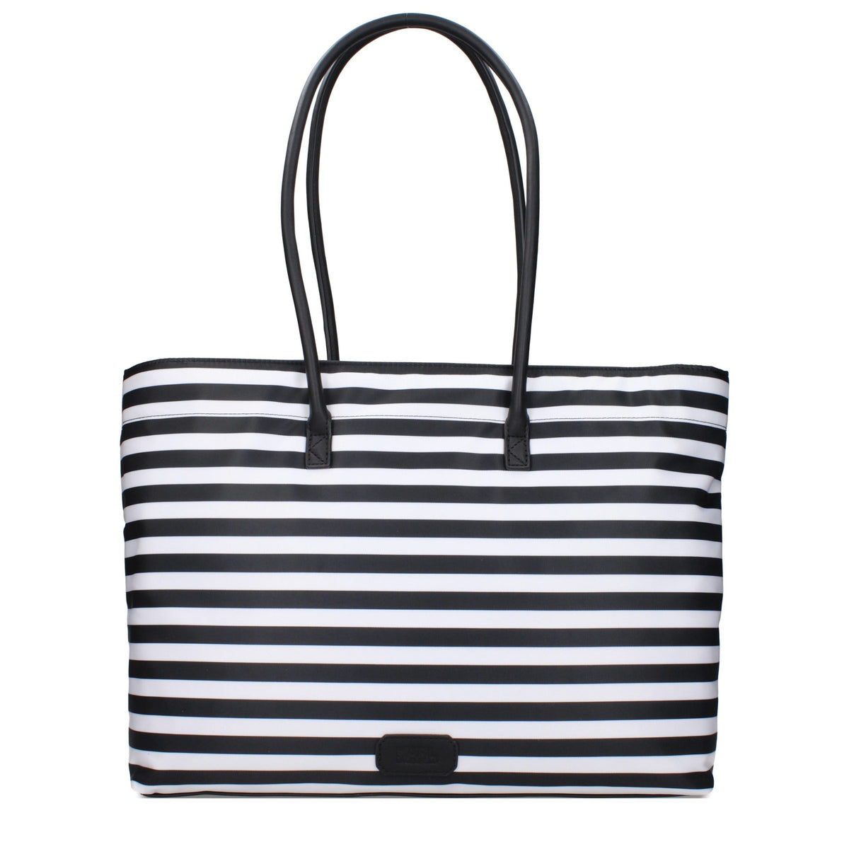 Black Fabric Shoulder Bag