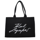 Black Fabric Shoulder Bag