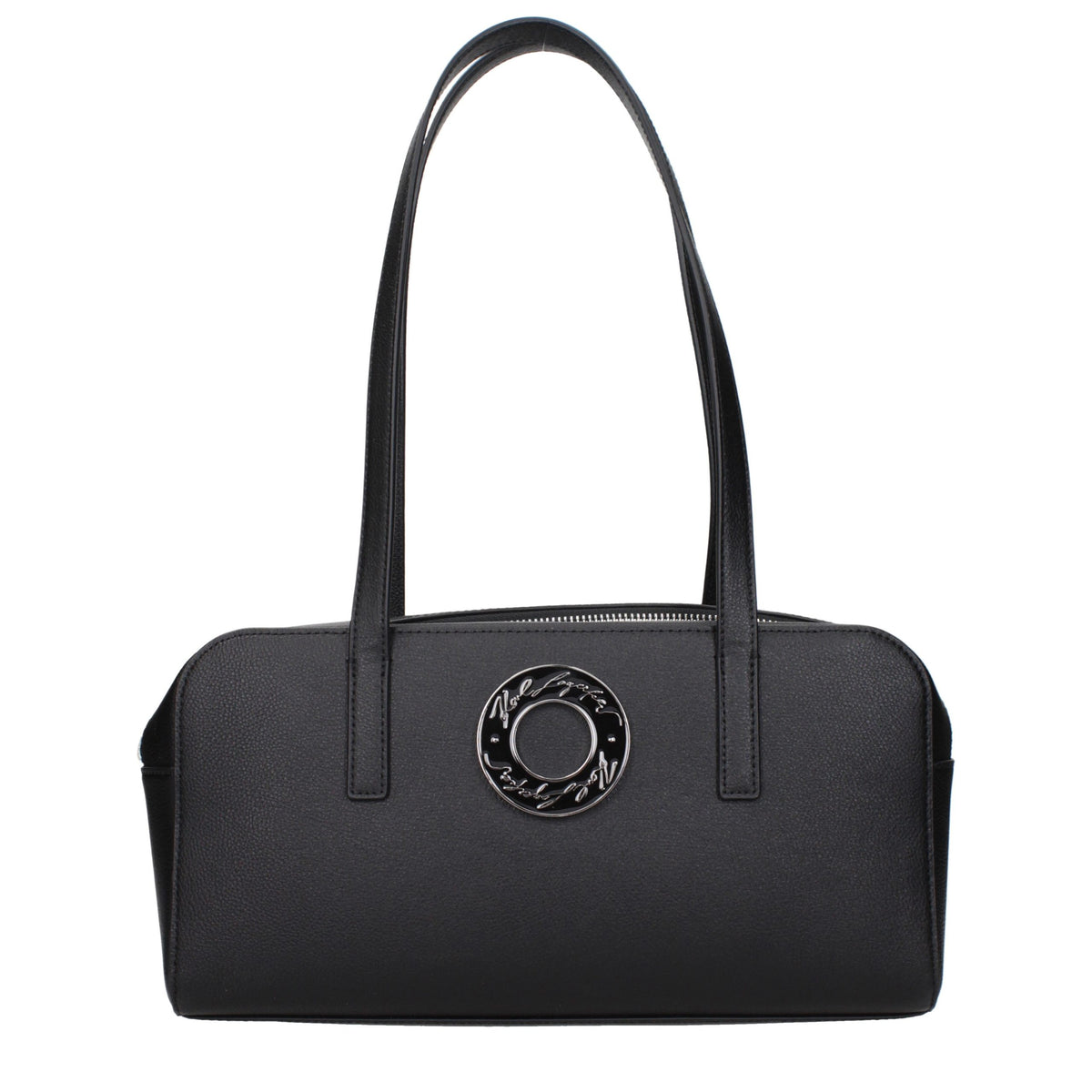 Black Leather Shoulder Bag